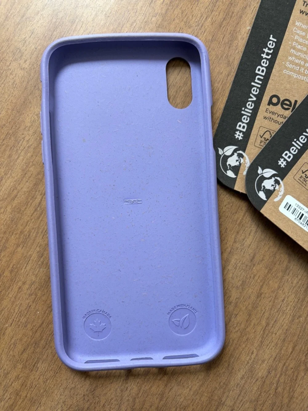 Lavender Eco-Friendly iPhone X Pela Case